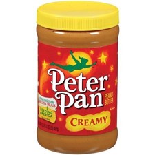 Peter Pan Creamy Peanut Butter, 16.3 Ounce Pack of 2 