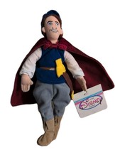 New Disney Store Prince From Snow White Plush Bean Bag 10 in Stuffed Toy