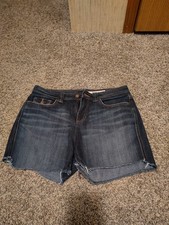 DKNY Women's Blue Denim Bermuda Shorts
