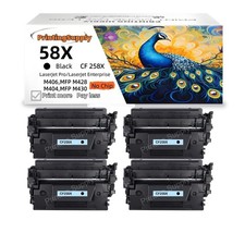 High-Yield Black Toner NO CHIP For HP 58X CF258X M404dn M404dw M404n MFP M428