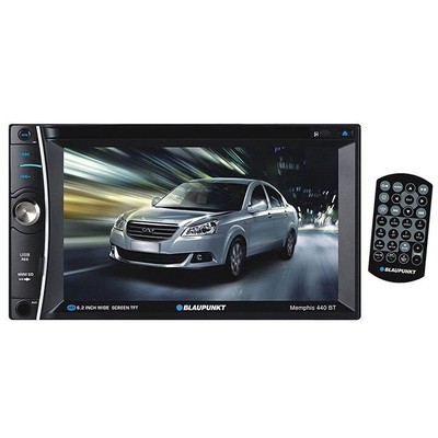 Blaupunkt Double din DVD/CD receiver w/ 6.2'' touch screen & BT MEMPHIS 440BT