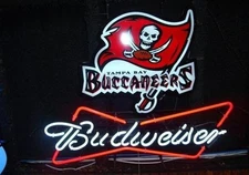 Tampa Bay Buccaneers Beer 20"x16" Neon Sign Lamp Light Bar Club Party Room NM
