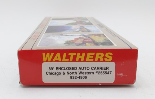 Walthers 932-4806 HO C&NW 89' geschlossener Autoträger-Kit - montiert LN/Box - Bild 4 von 4