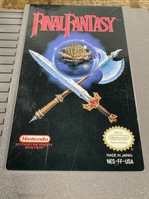 Final Fantasy (Nintendo NES, 1990) - Cart Only- Tested & Working