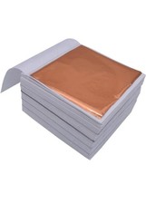 Copper Leaf Gilding Foil Gilding Paintings 100 Sheets Resin Casting 8x8cm