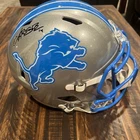 Amon-Ra St. Brown Signed Full Size Replica Helmet Beckett COA Detroit Lions
