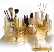 Rotating Makeup Organizer Desktop Cosmetic Storage Box 360  Rotation Beauty