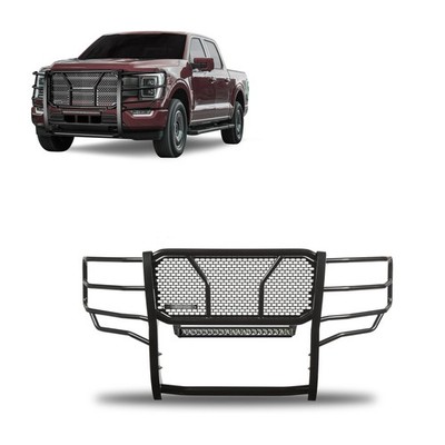 Black Horse Off Road RU-FOF116-B-K2 Rugged Heavy Duty Grille Guard Kit