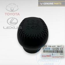 Toyota Genuine Celica Mr2 Spyder Black Leather Shift Knob 33504-14120-c1