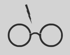 Stencil Harry Potter Occhiali Fulmine per Camicie Artigianato Insegne Cuscini 