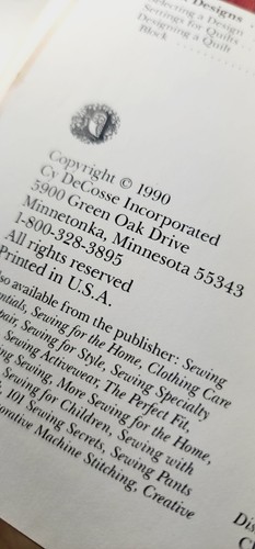 Vintage Quilting by Machine by Singer Sewing Reference Library; Cy Decosse Inc - Picture 4 of 10