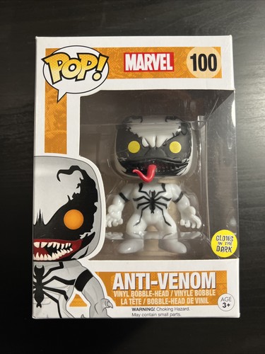Funko Pop! Marvel Anti-Venom 100 Exclusivo Glow Original - Moça do Pop