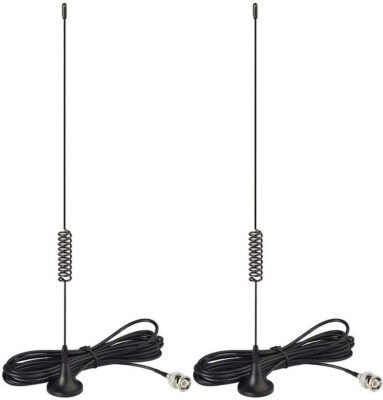 2x BNC Antenna for Wireless Microphone System Receiver Remote Digital Audio Mic