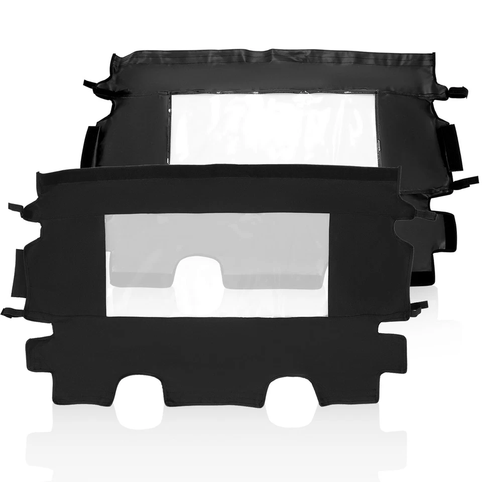 4PCS Fit Can-Am Commander 800 1000 11-20 Soft Doors & Rear Panel Enclosures - Image 2 of 4