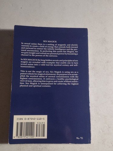 Sex Magick by Culling, Louis Trade Paperback Book. Llewellyn Publications. - Picture 2 of 9
