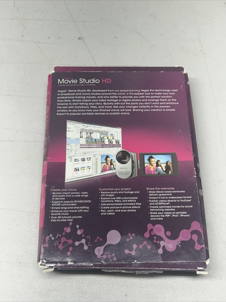 Sony Movie Studio HD Version 9 - Image 2 of 2
