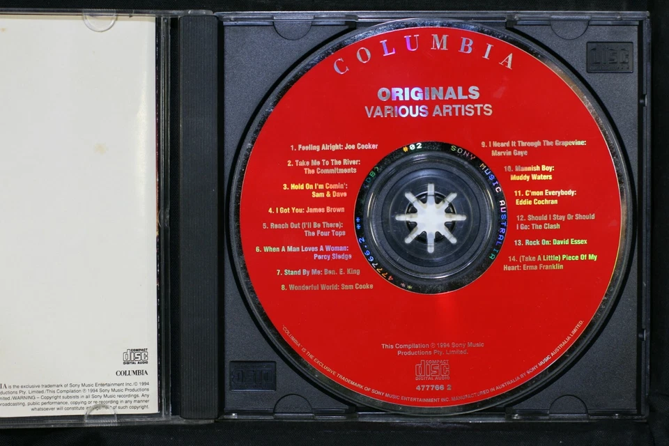  Originals - Four Tops, Muddy Waters, The Clash, Sam Cooke, Sam & Dave CD (C960) — 第 2/3 张图片