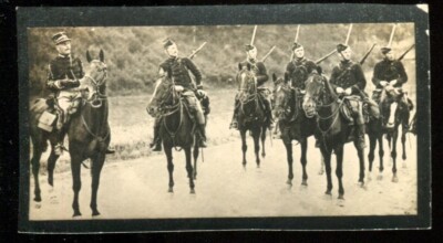 Tabakkarte, Godfrey Phillips, Kriegsfotos, 1916, Belgische Kavallerie, #33