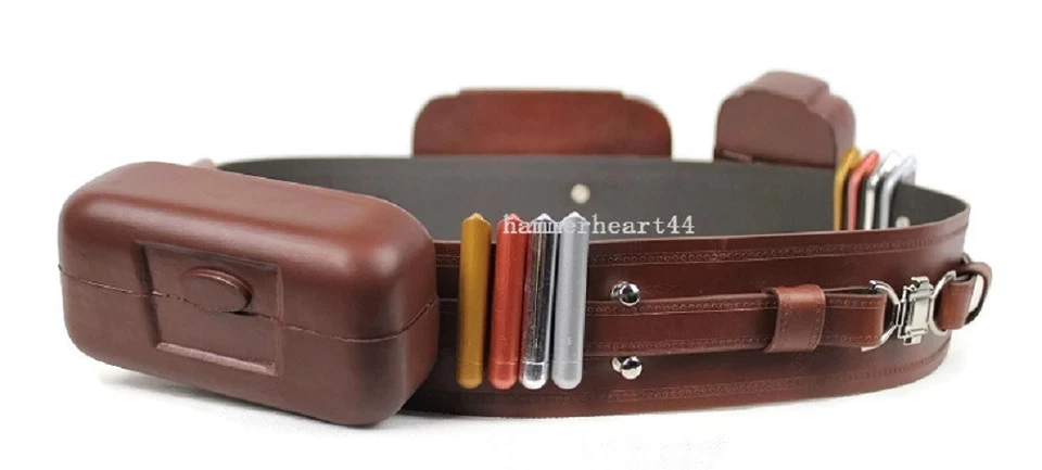 OBI Deluxe Bolsas Cinturón Completo Cápsulas Jedi Disfraz Accesorios de utilería Foto 4 de 4