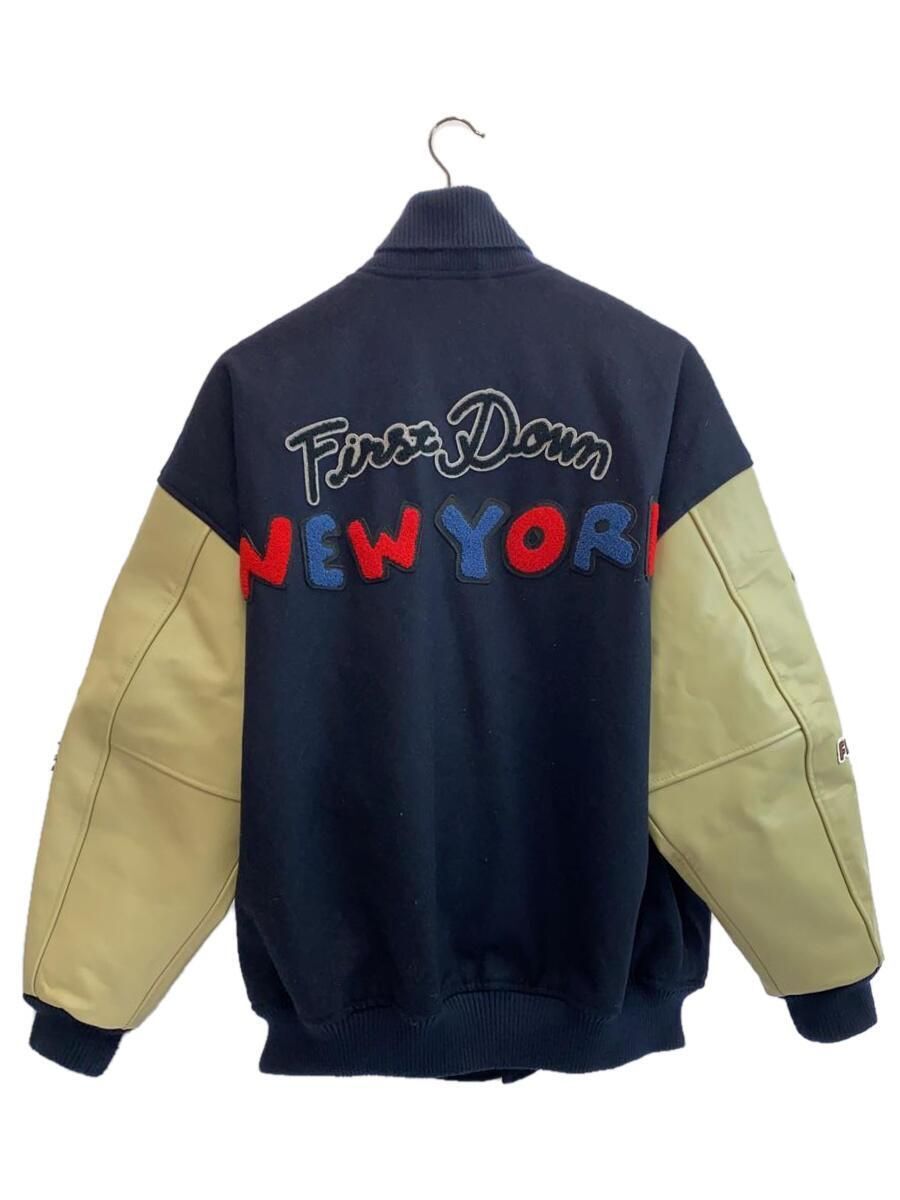 ジャケット・アウター Original patch stadium jacket (navy) STADIUM JACKET – STOCK ORIGINALS