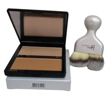 IT Cosmetics Hello Cheekbones Matte Bronzer & Love Highlighter + Contour Brush