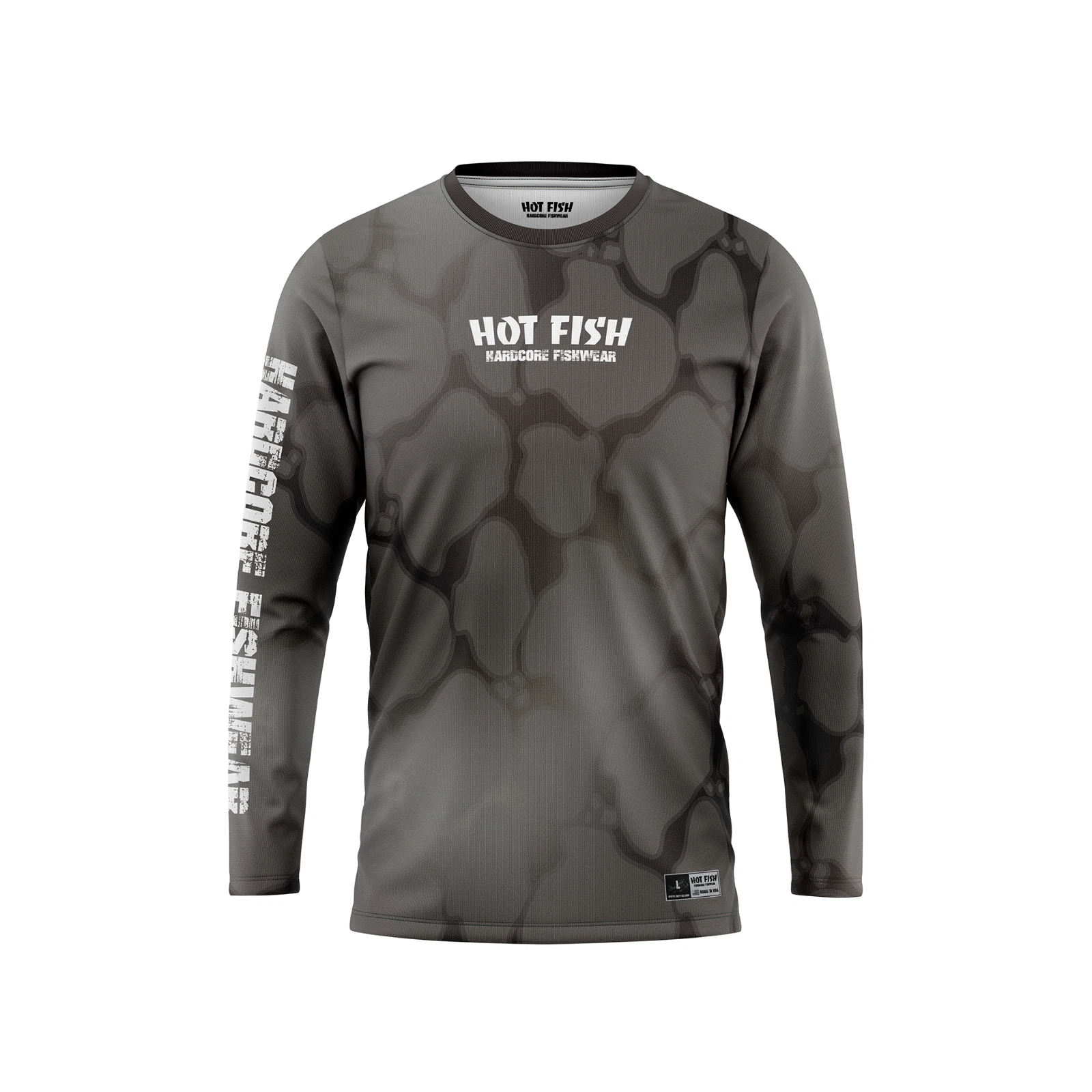 HOT FISH BLACK SEE BASS - Men’s Long Sleeve Fishing Shirt – UPF Protection