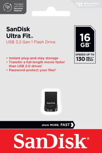 SanDisk Ultra Fit USB 3.2 16GB 32GB 64GB 128GB 256GB 512GB SDCZ430 SD CZ430 LOT - Picture 5 of 10