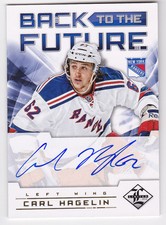 12-13 Limited Carl Hagelin Brad Richards /25 Auto Back To The Future 2012