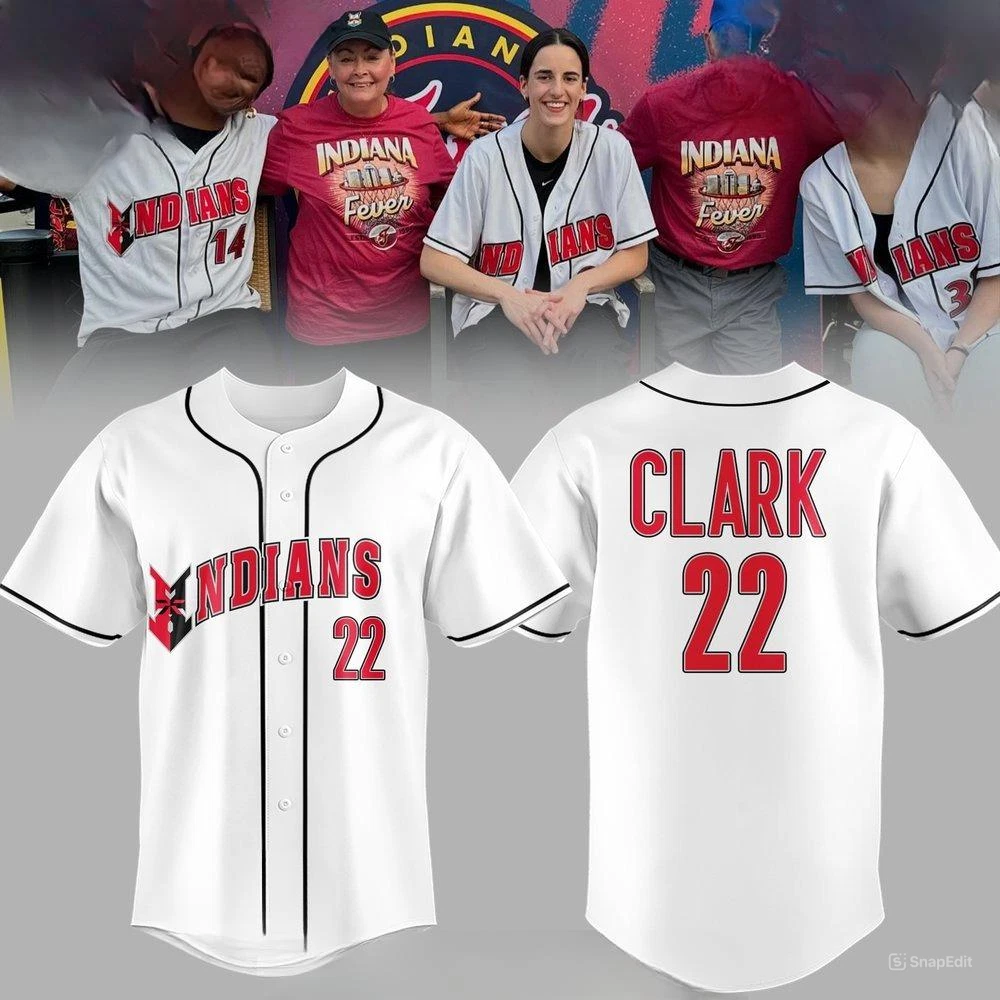 In.dia.na Fever Caitlin Clark Baseball Jersey