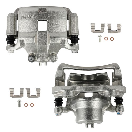 Front Pair Brake Calipers w/Bracket For 00-06 Nissan Sentra (Exc 2.5L L4 Models) - Picture 4 of 6