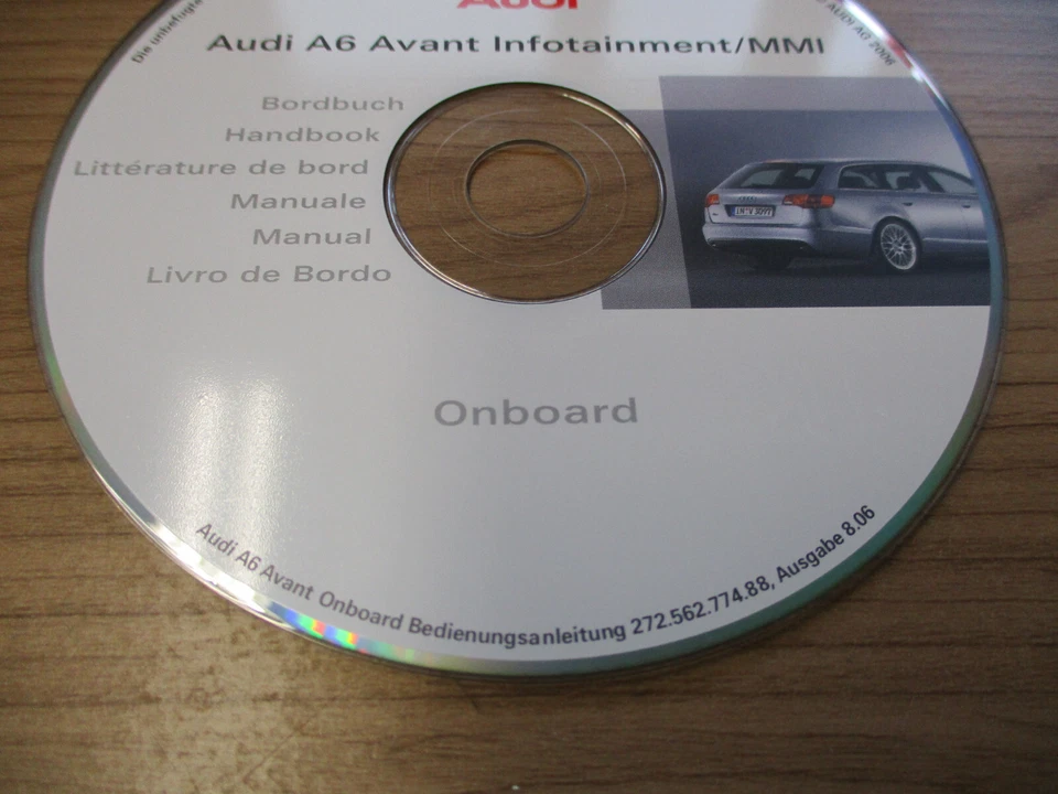 BORDBUCH Audi A6 4F Bedienungsanleitung Infotainment MMI Onboard CD 27256274488 - Bild 3 von 4