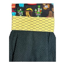 Produce Shopping - Handmade Hanging Kitchen Dish Hand Towel - 100 Cotton 162
