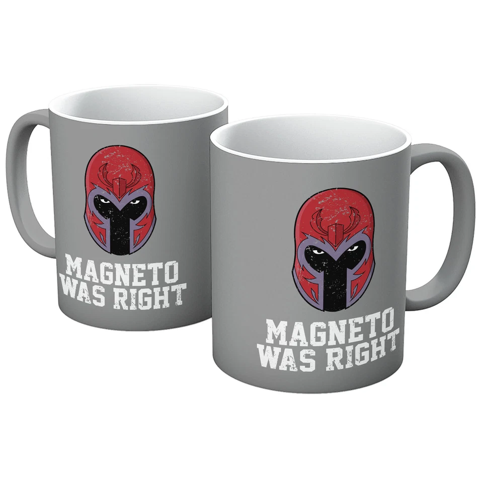 THE GUNS OF BRIXTON MAGNETO WAS RIGHT GRAPHIC NOVEL MUTANT X SLOGAN SUPERHERO MUG IN VARIOUS COLOURS