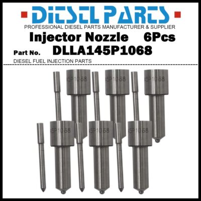 6Pcs Fuel Injector Nozzle DLLA145P1068 0433171694 for  Daewoo Novus DE12 DE08TIS