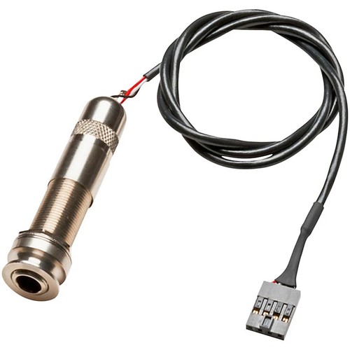 Pastilla EMG ACS Bajo Quinto & Bajo Sexto Soundhole roja cromada - Imagen 2 de 3