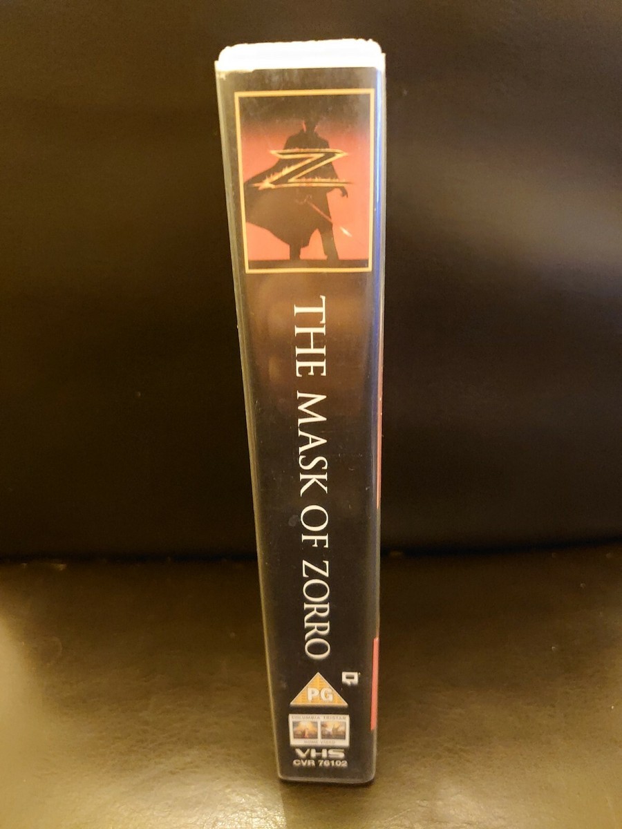 THE MASK OF ZORRO - VHS - Antonio Banderas - Catherine Zeta-Jones