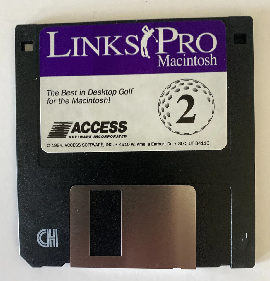 Links Pro Macintosh CD-Rom by ACCESS Software Inc 1994 Set of 3 CD’s Vintage - Image 3 of 4