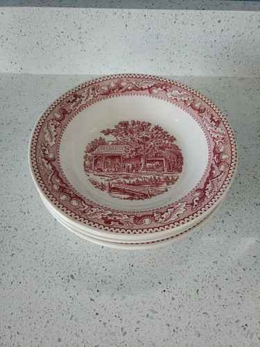 1 Vintage 1965 MEMORY LANE Royal Ironstone Transfer Ware 8.25" Soup Bowl - Picture 10 of 12