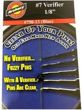 Specialty Archery ⅛" Aperture with #7 Verifier - Blue - 750-13