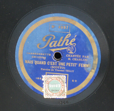 Vincent Scotto C'est la femme à tout le monde Pathé 4997 10'' 78 rpm /78 RPM VG++