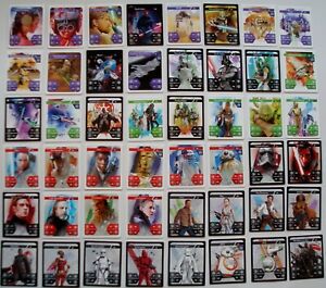 Kaufland Star Wars Alle 48 Karten Komplettsatz Starwars Sammel Aktion Sticker Ebay