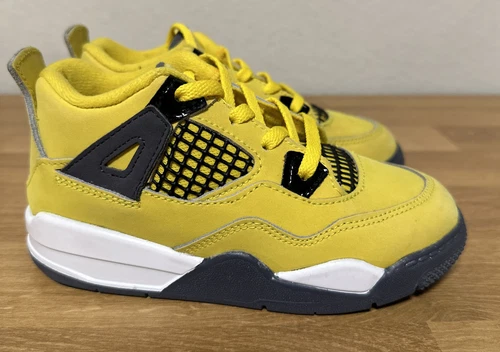 Nike Air Jordan 4 Retro Lightning TODDLER 10C BQ7670-700