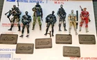 HASBRO Assorted Lot of GI Joe Action Figures  LOT OF 7 SOLD AS IS