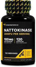 Primaforce Nattokinase 100mg 2000 FU Per Serving, 120 Capsules