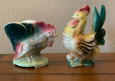 LOT: Vintage ROYAL WINDSOR COPLEY Rooster Chicken Mid Century Art Pottery