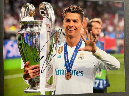 Real Madrid Cristiano Ronaldo Autographed Signed 11x14 Photo COA #1