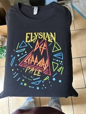 2018 Def Leppard Elysian Pale Beer Concert Tour med Shirt A2