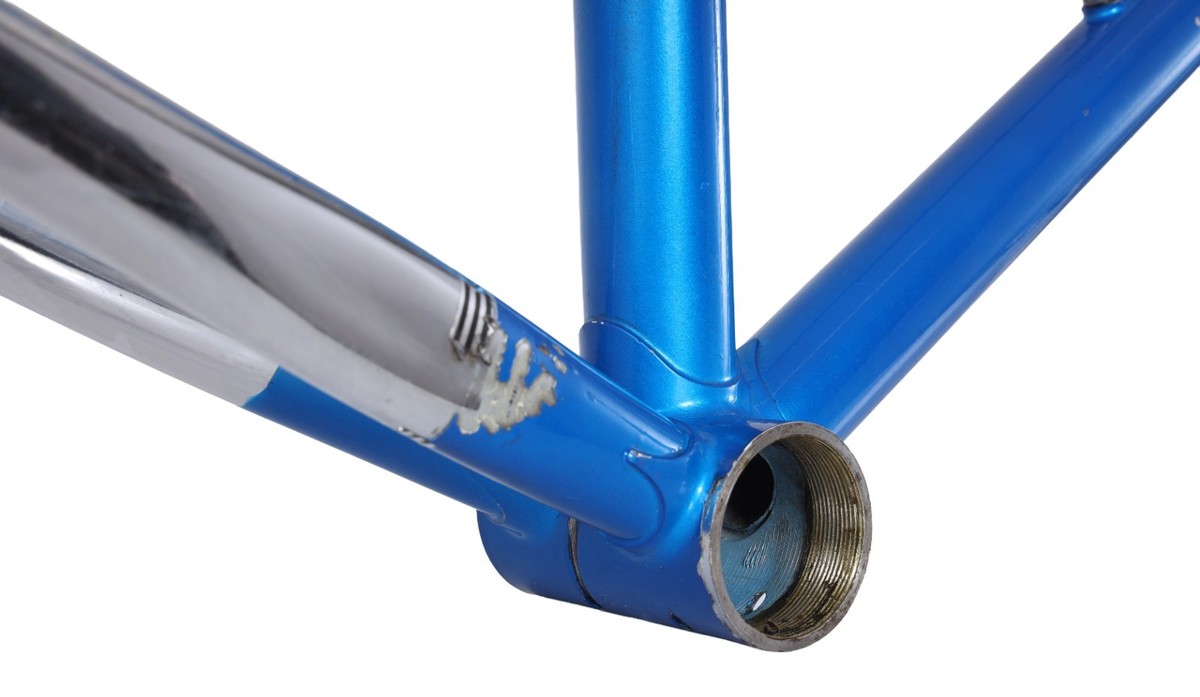 Eddy Merckx Century Steel Road Frameset 53cm BLUE Columbus TSX