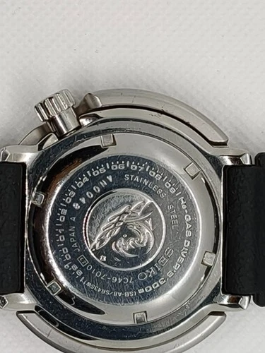 Rare Vintage Japan 7C46-7010 SBBN007 300m PROFESSIONAL Tuna Diver tunacan