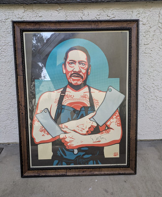 Danny Trejo & Ernesto Yerena Dual Signed Limited Edition Screen Print #/200